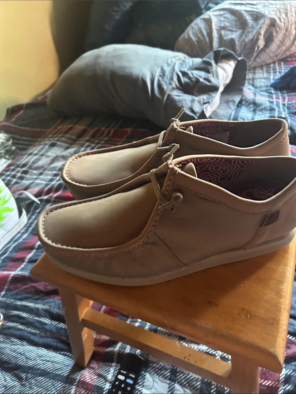 Clarks Men's Tan Slip-On Loafers